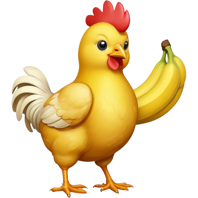 Chicken banana  emoji