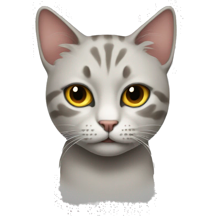 Cat in the hater emoji