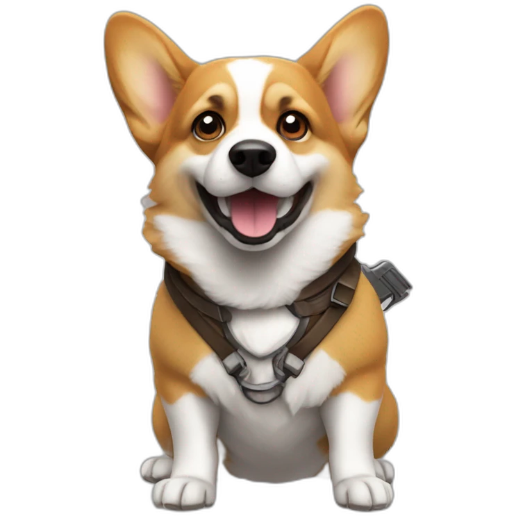 Corgi assassin emoji