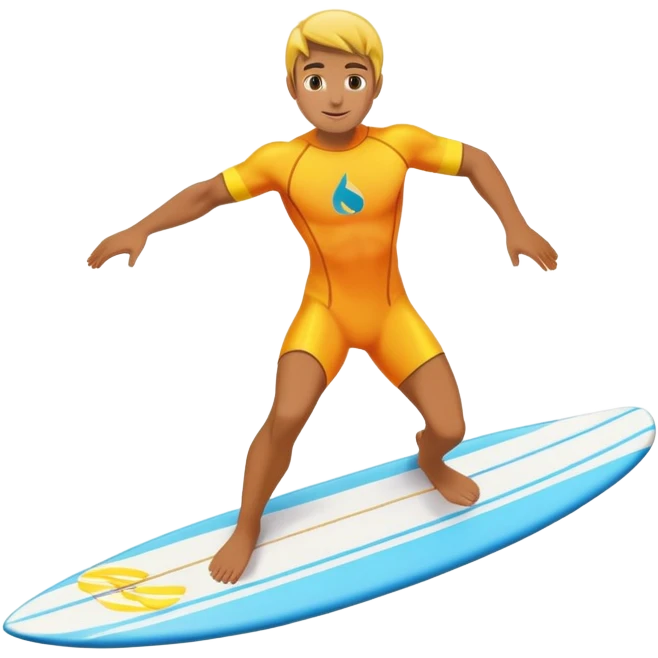 Person surfing on costume  emoji