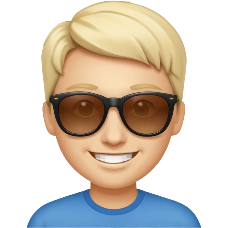 Smart look sun emoji