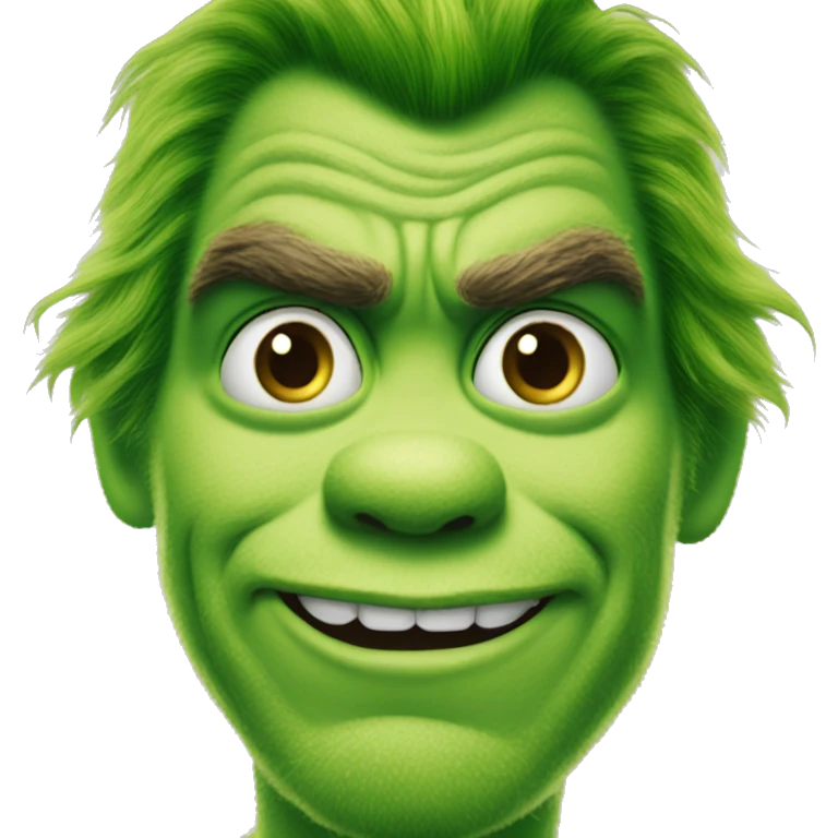 henry cavill as grinch emoji