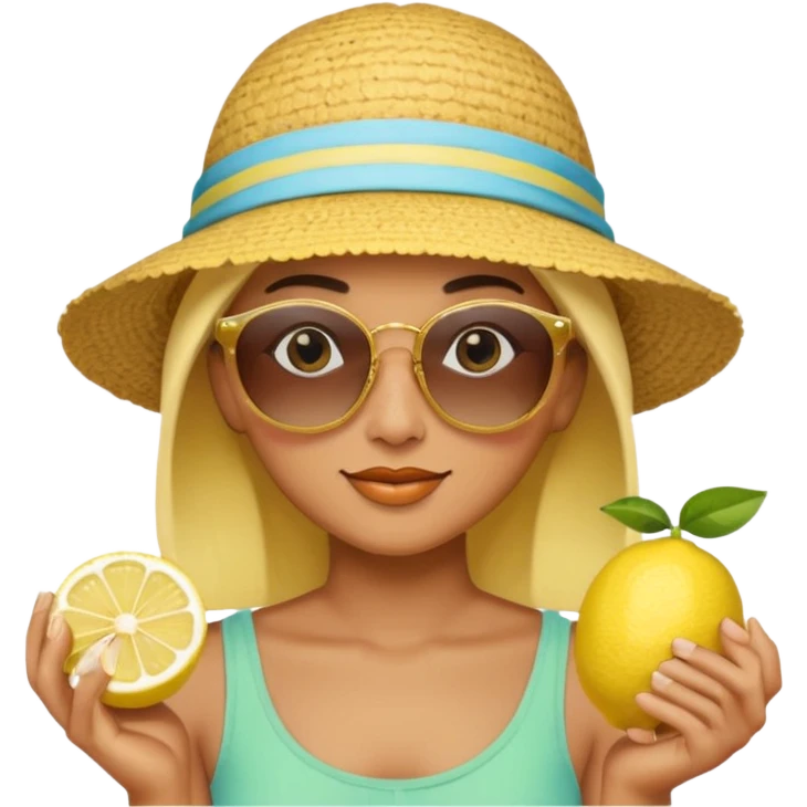 Lemon cute summer  emoji