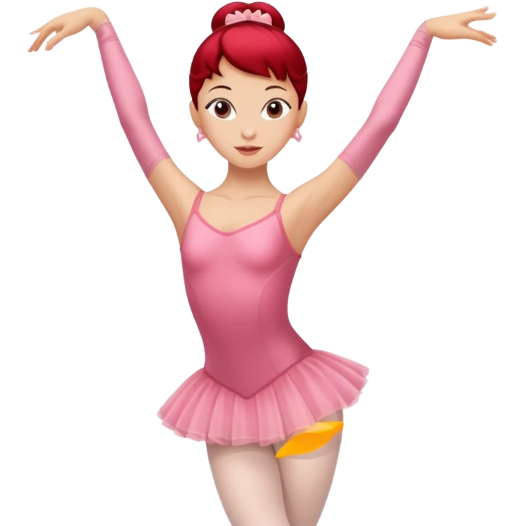 plain isolated red ballerinas emoji