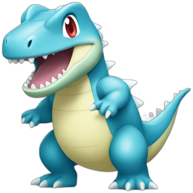 Totodile from pokemon emoji