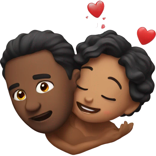 Falling in Passionate love couple emoji