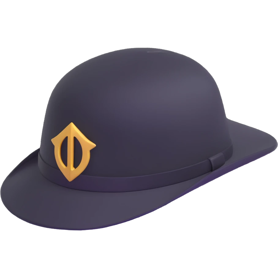 landak dengan topi emoji