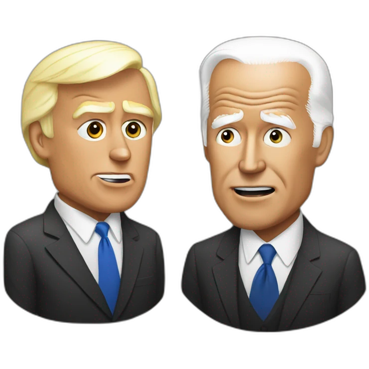 trump vs biden emoji