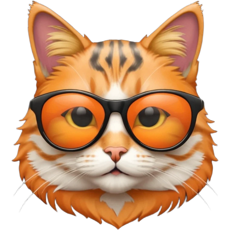Cat wearing sunglasses emoji