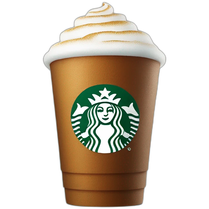 Starbucks cold foam emoji