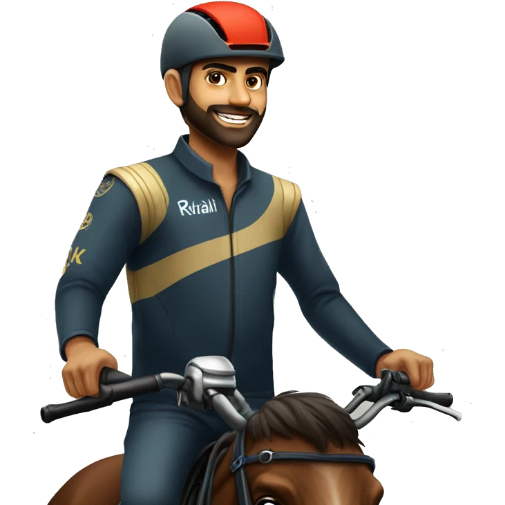 virat kohali as a rider emoji