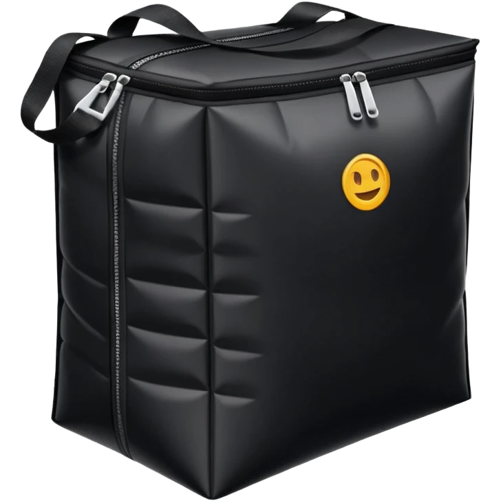 black Thermal Delivery Bags emoji