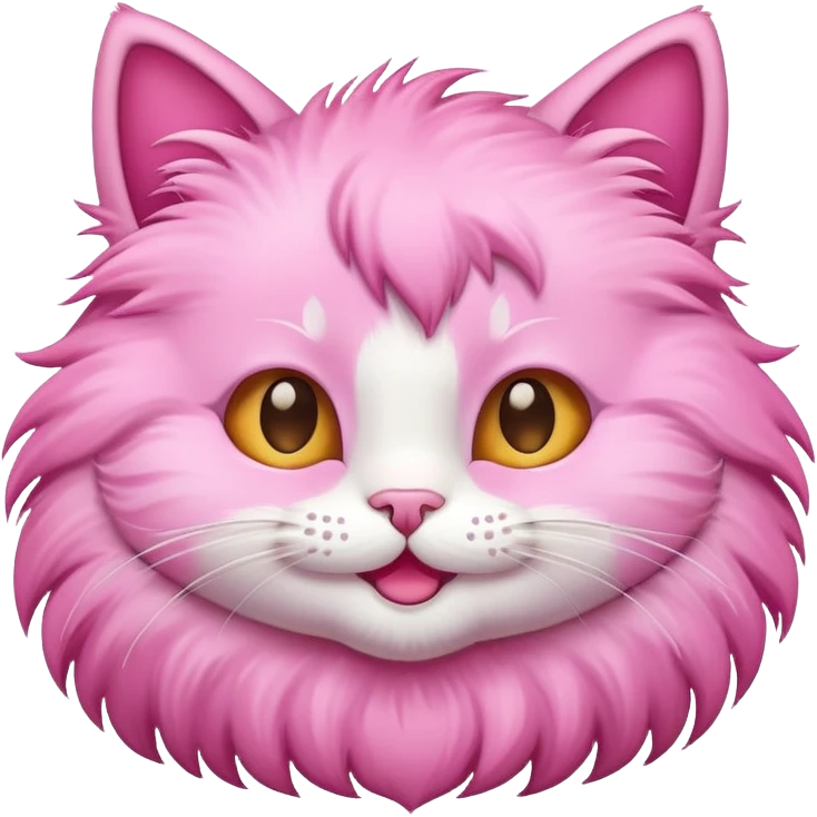 pink cartoon cat emoji