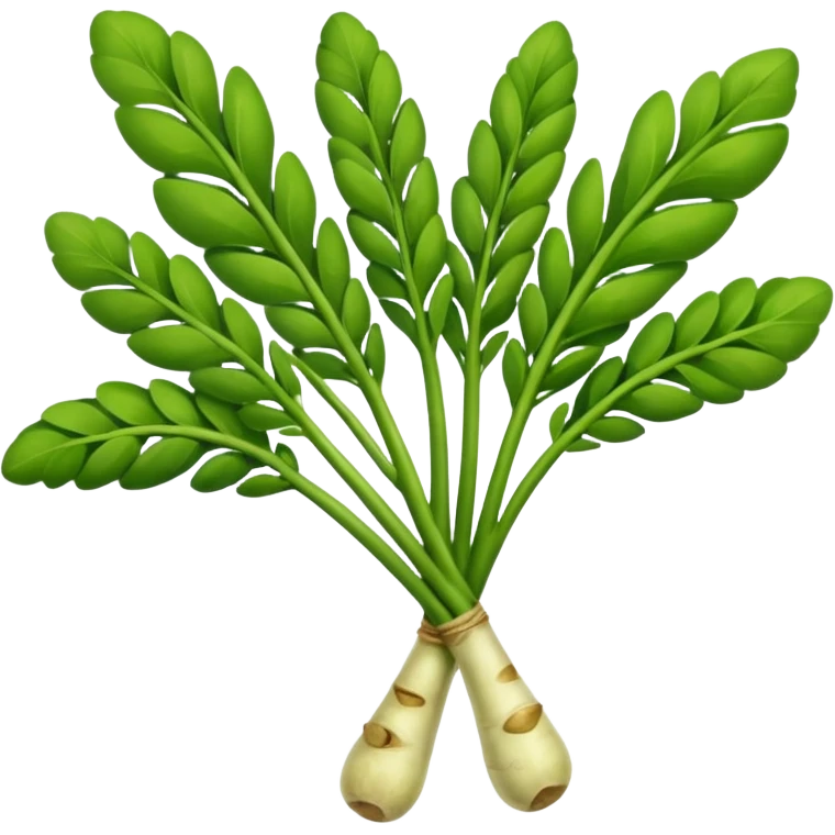 Vegetable drumstick Moringa
oleifera emoji