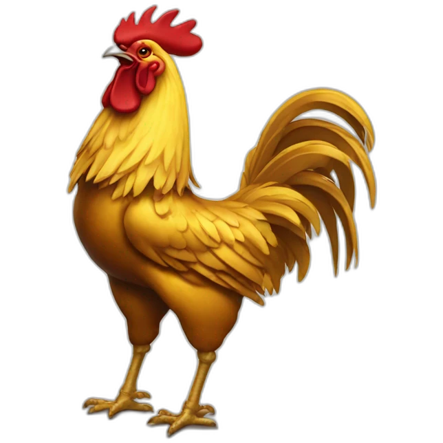 golden rooster emoji