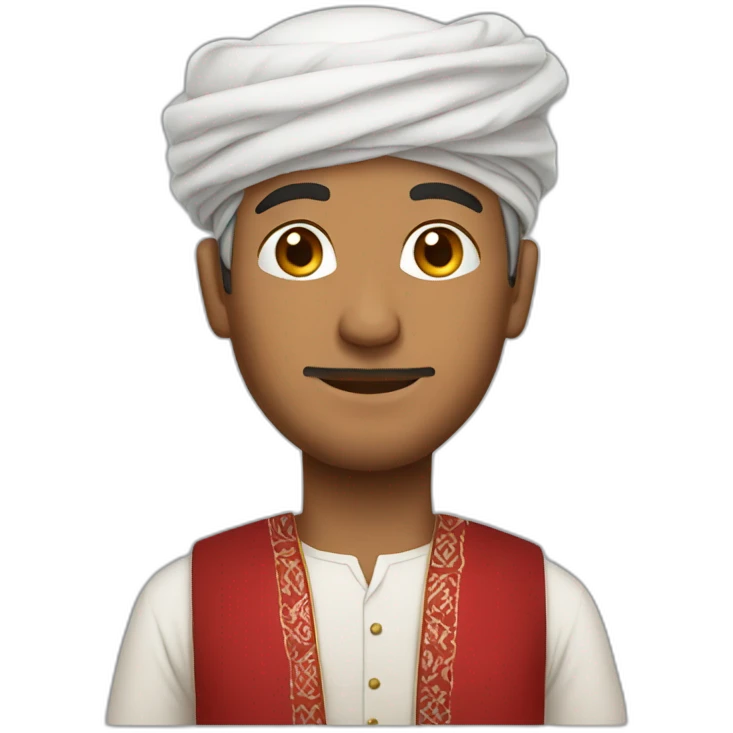 A man wearing Omani clothing  emoji
