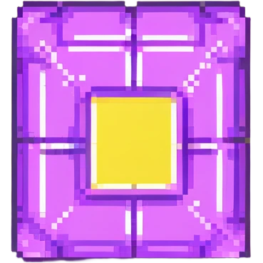 purple glowing block emoji