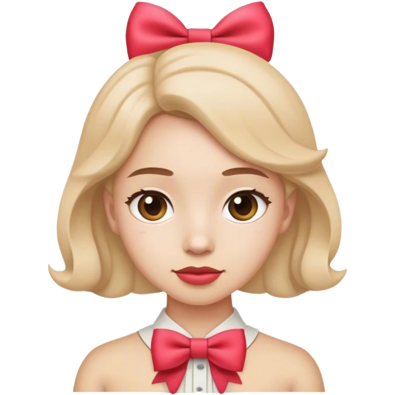 Moño coquet emoji