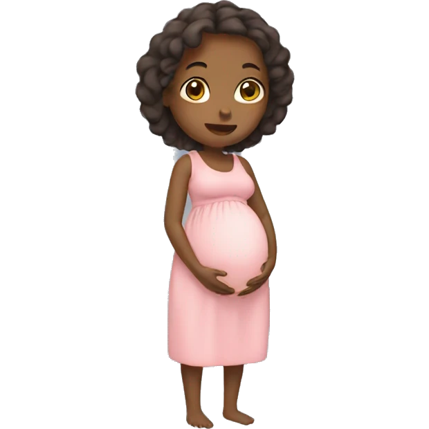 Pregnant girl emoji