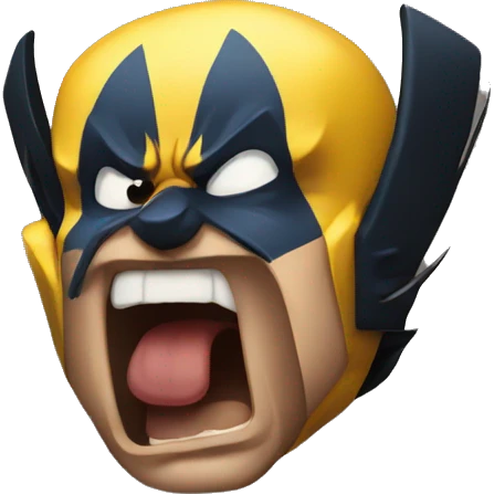 Wolverine crying emoji
