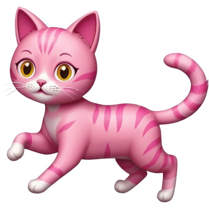 pink cat of marathon game trailer emoji