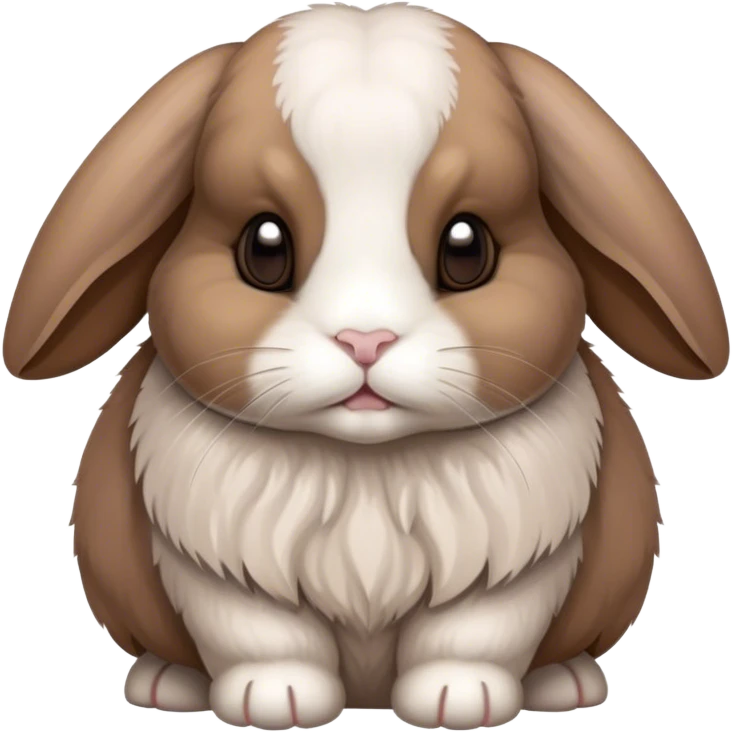 Holland lop bunny emoji