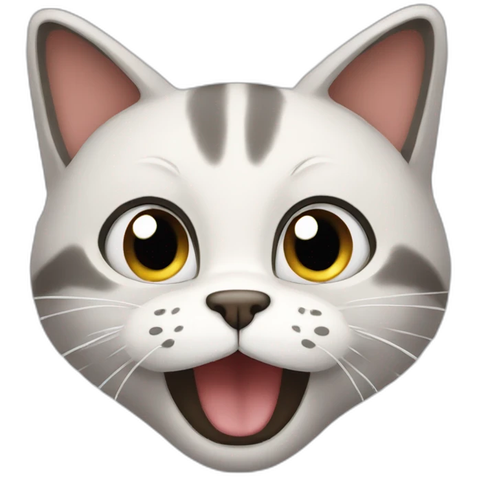 cat panic one face only emoji