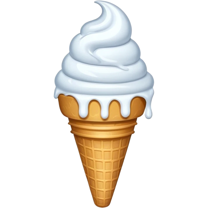 1/2 ice cream thermal and 1/4 ice cream thermal emoji