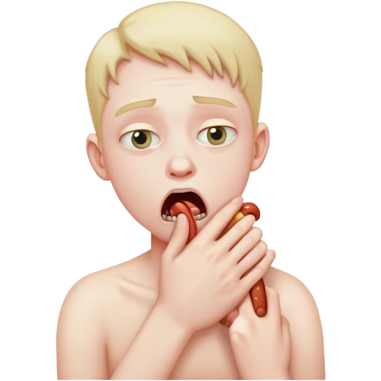 Choking yourself  emoji