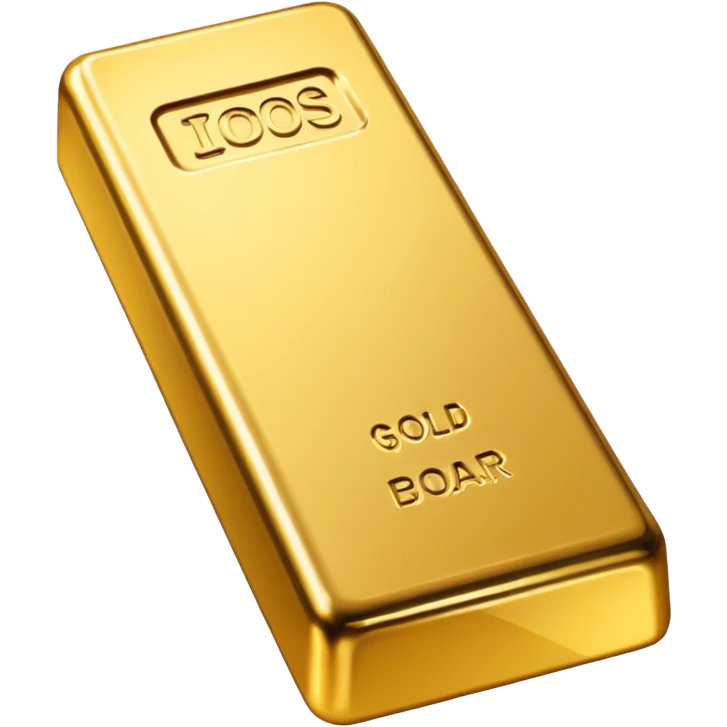 Gold bar emoji