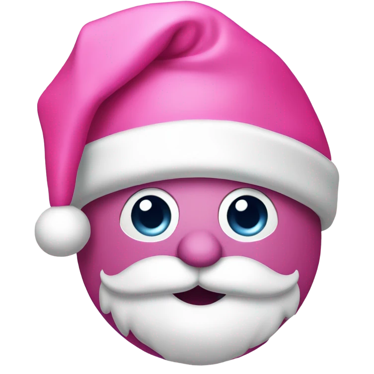 pink santa hat emoji