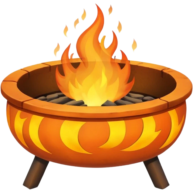 Fire Pit, different emoji