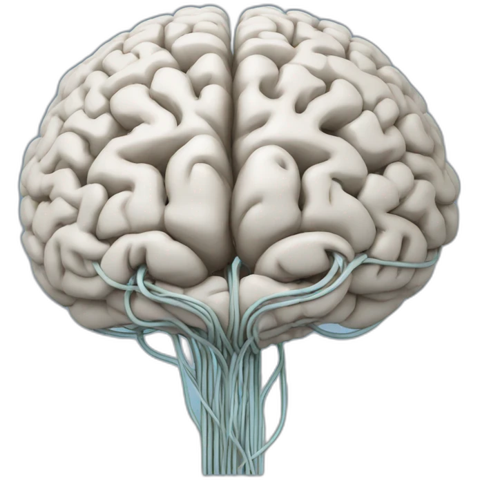 brain wrapped in wires  emoji