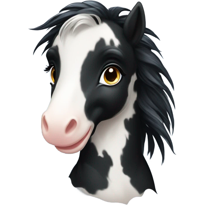 Gypsy vanna Foal Black emoji