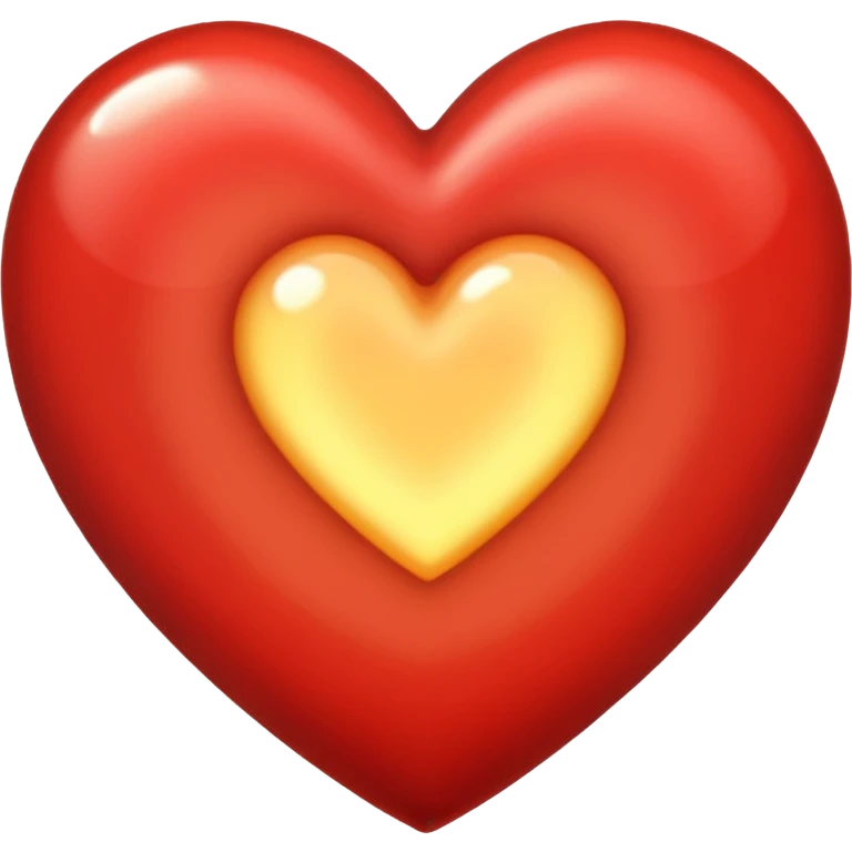 Color flavescent heart emoji