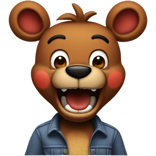 Freddy fazbear mewing  emoji