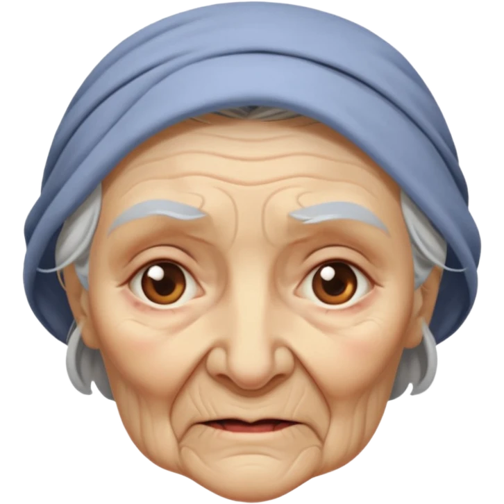 oldwoman, old age emoji
