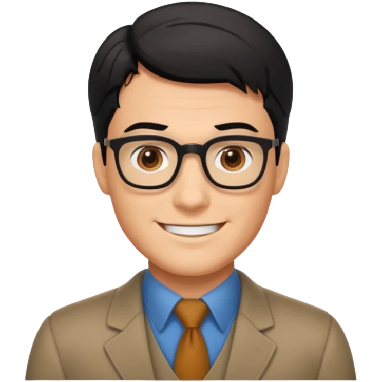 clark kent as in superman 2025 smilling emoji