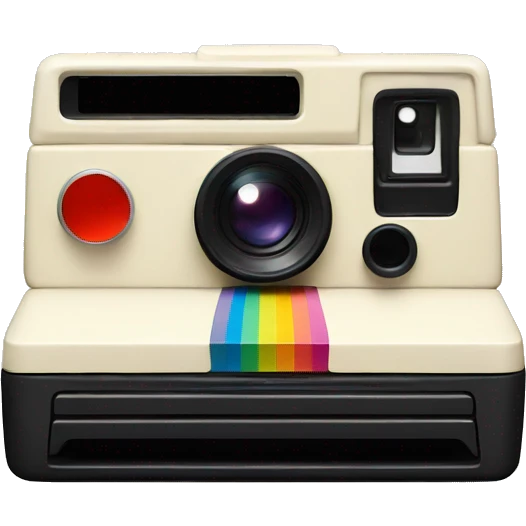 Polaroid camera emoji