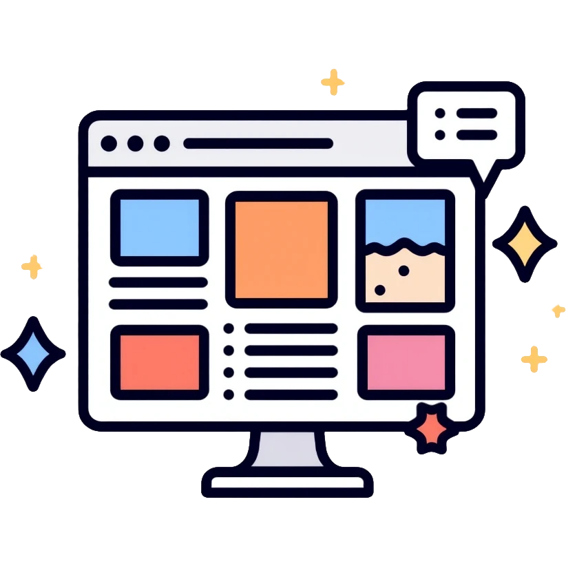 News website showing latest articles and headlines emoji