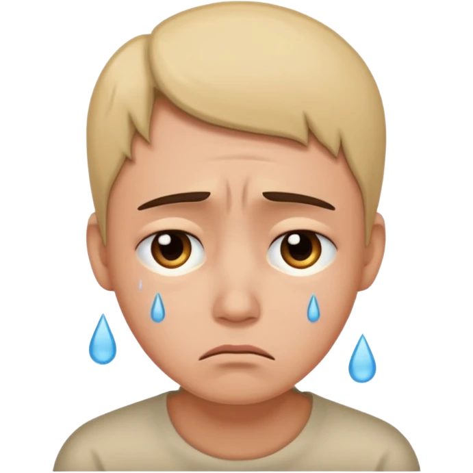 Sadness - feeling of sorrow or unhappiness emoji