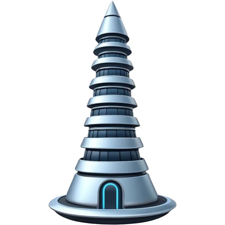 futuristic tower emoji