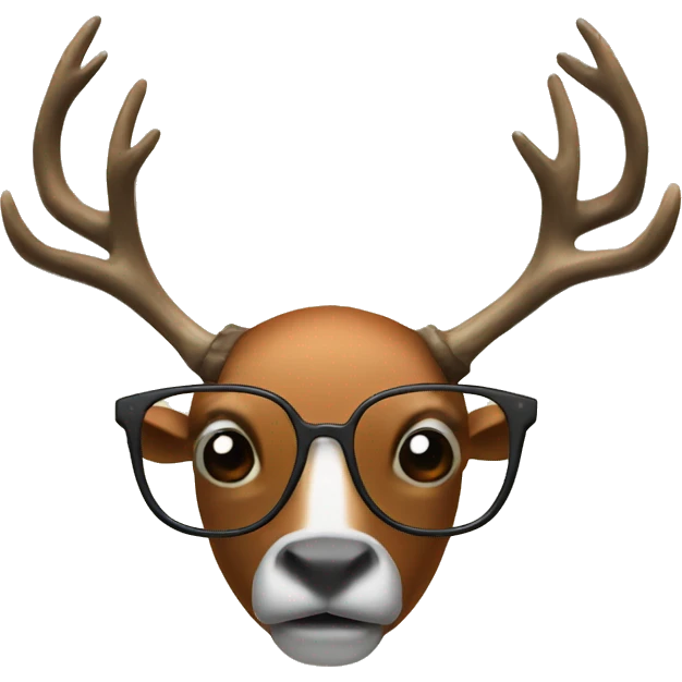 Antlers with Gun glasses emoji
