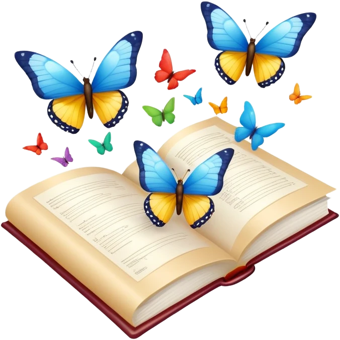  butterflies carrying diploma  emoji