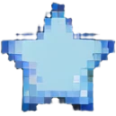 pixelated star emoji
