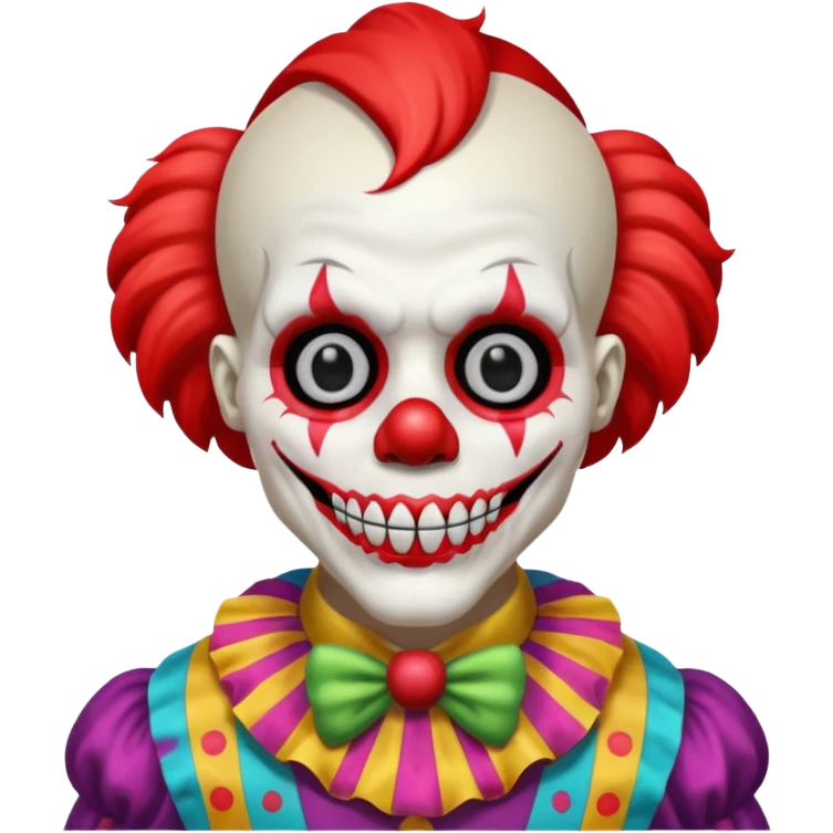 skeleton clown emoji