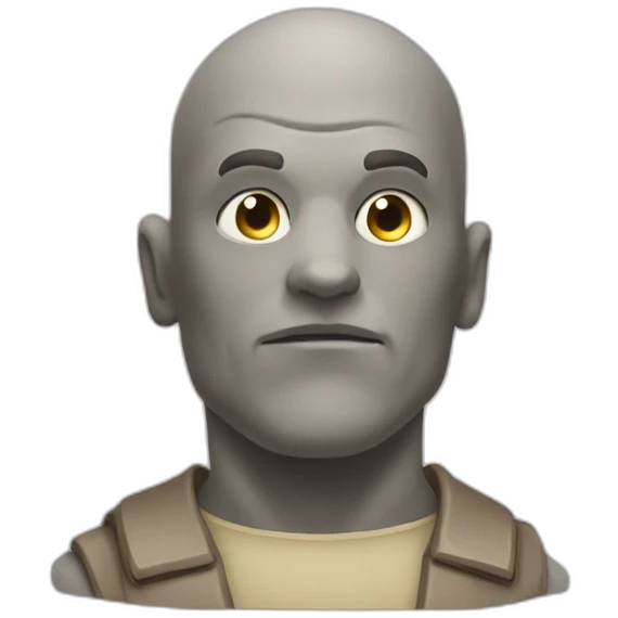 genius-golem-super-smart-and-super-powerful emoji