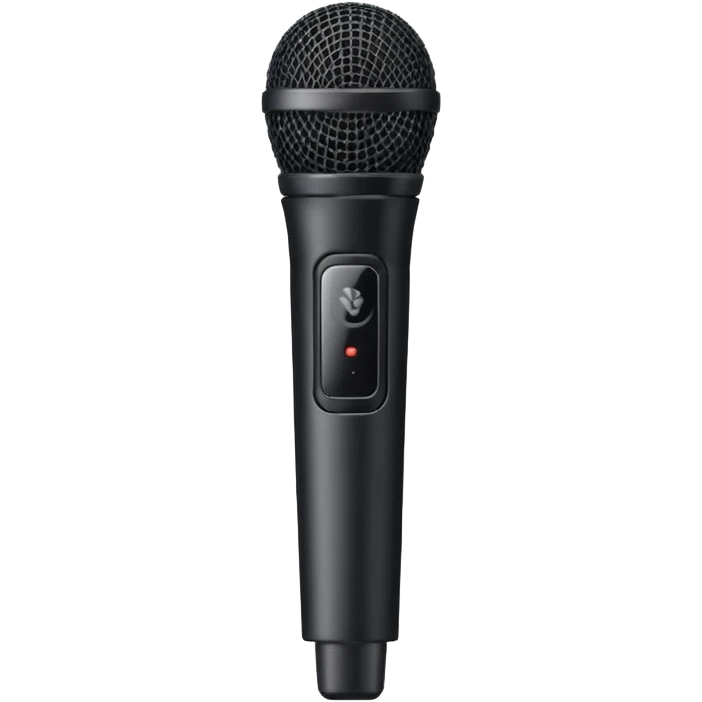 modern wireless microphone emoji