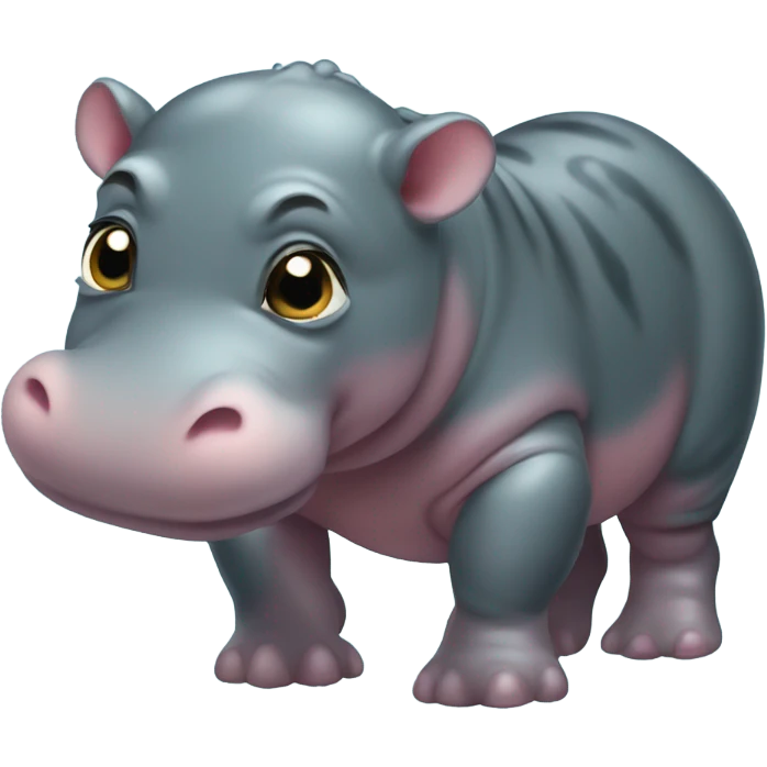 baby pygmy hippo emoji
