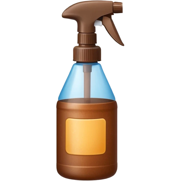 Brown spray bottle emoji